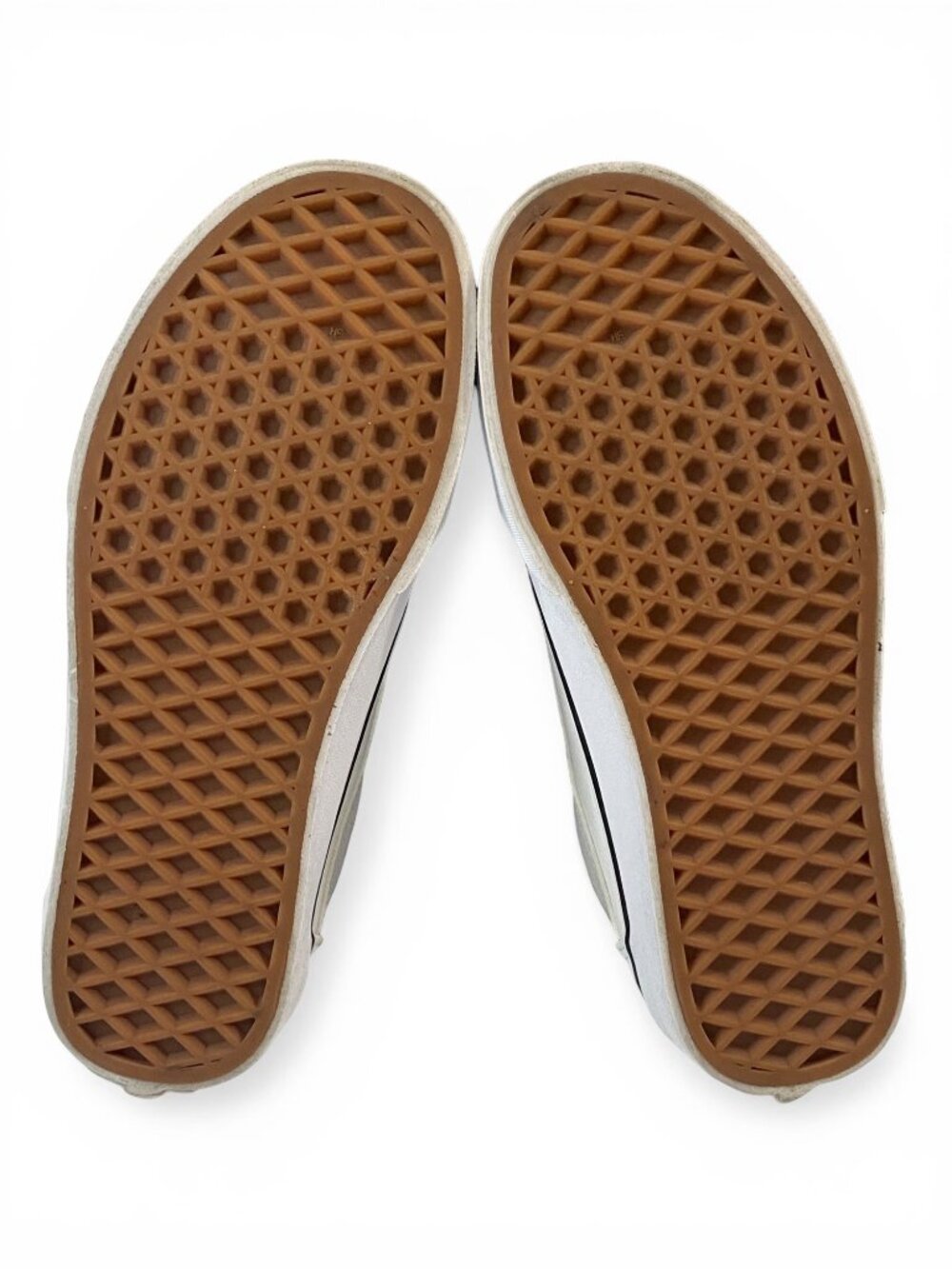 Vans Old Skool White Canvas Sneakers Womens 6 Off White Low Top Casual - Picture 11 of 14